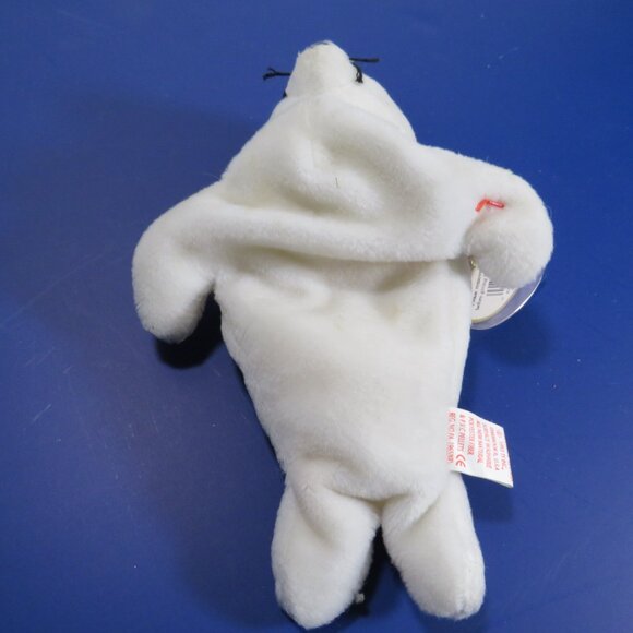Seymour white seals ty beanie babies (1) large (2) small stuffed Animal plush - Picture 10 of 15